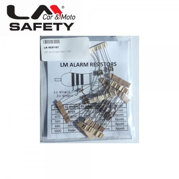 LM ALARM RESISTORS