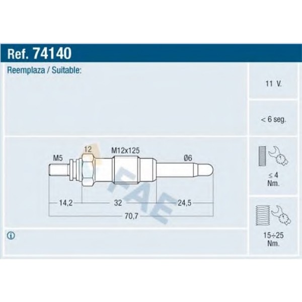 E 74140 FAE