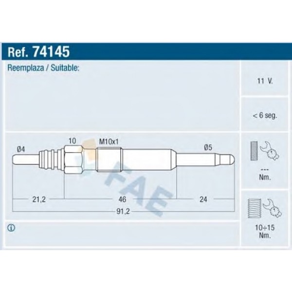 E 74145 FAE