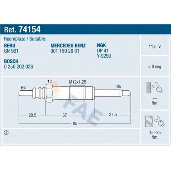 E 74154 FAE