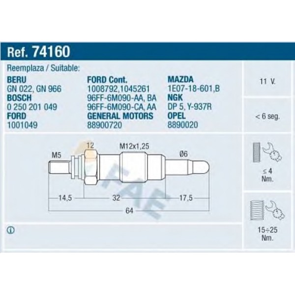 E 74160 FAE