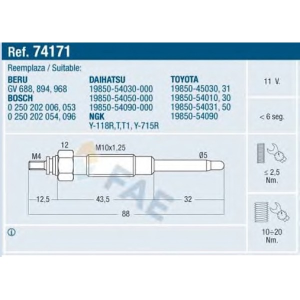 E 74171 FAE