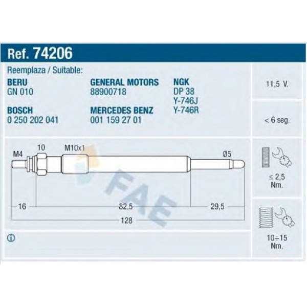 E 74206 FAE