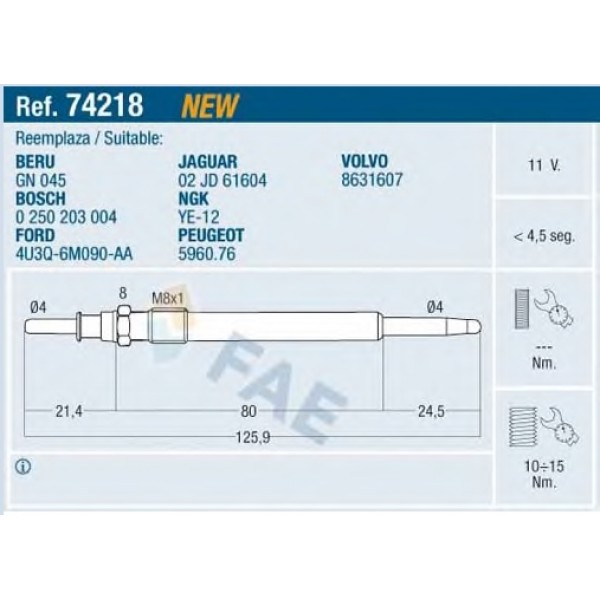 E 74218 FAE