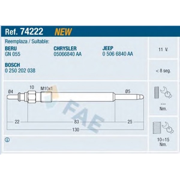 E 74222 FAE