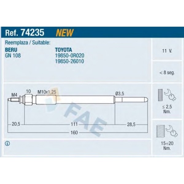 E 74235 FAE