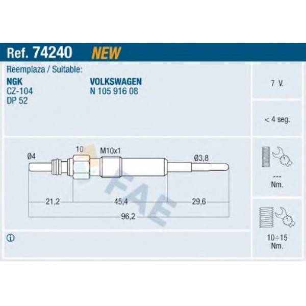 E 74240 FAE