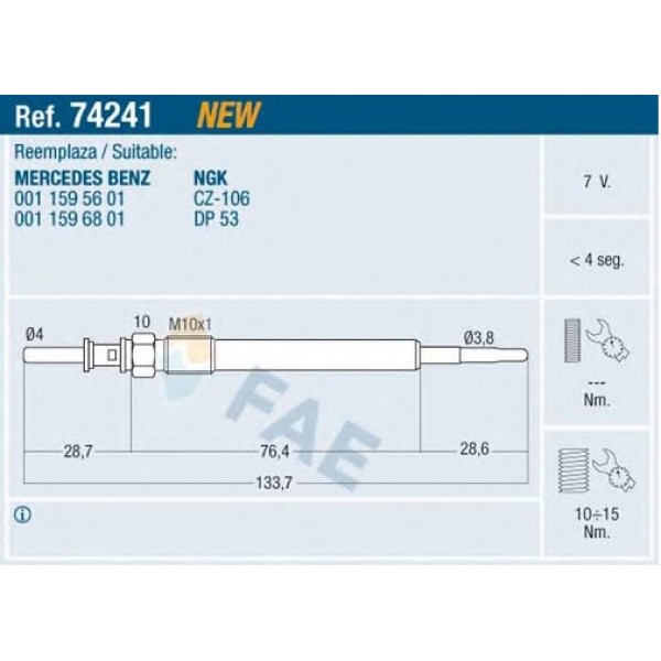 E 74241 FAE