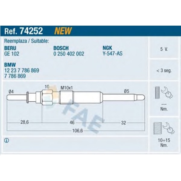 E 74252 FAE