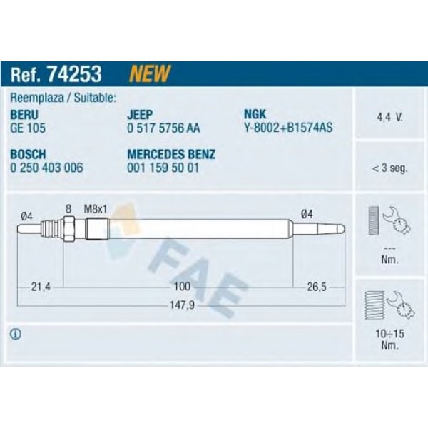 E 74253 FAE