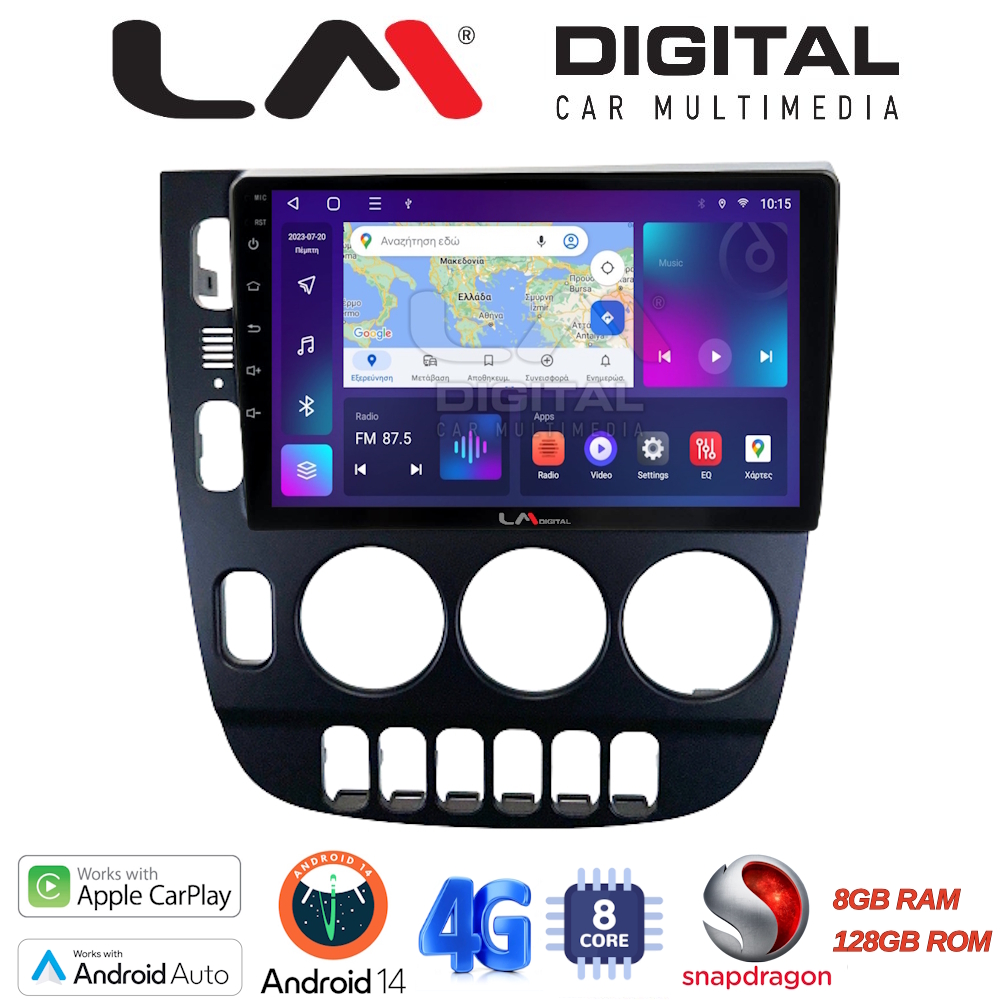 LM Digital - LM ZT8506 GPS Οθόνη OEM Multimedia Αυτοκινήτου για Mercedes ML W163 1998 > 2002 (CarPlay/AndroidAuto/BT/GPS/WIFI/GPRS)