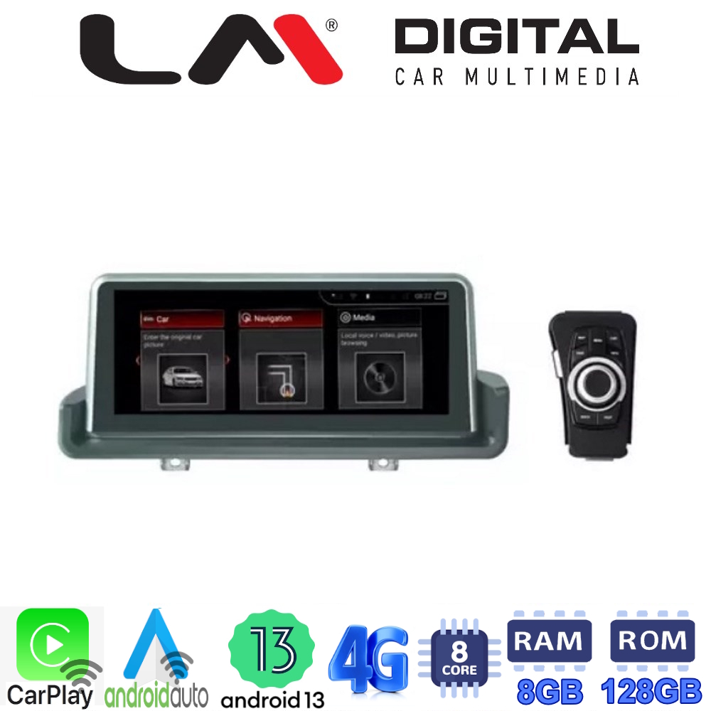 LM Digital - LM G395M10 Οθόνη OEM Multimedia Αυτοκινήτου για BMW SERIES 3 (E90) & SERIES 4  2005>2012 (CarPlay/AndroidAuto/BT/GPS/WIFI/GPRS)