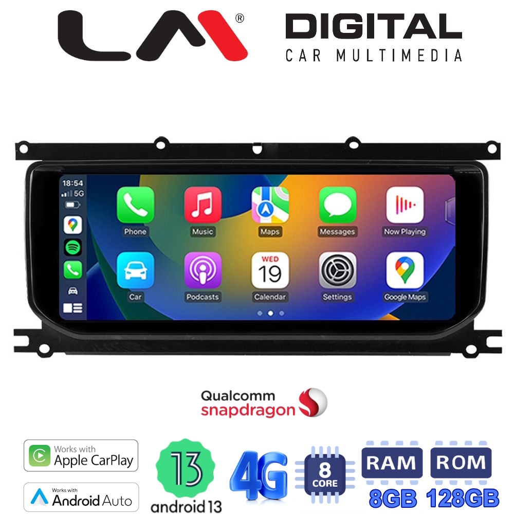 LM Digital - LM JFK9026 Οθόνη OEM Multimedia Αυτοκινήτου για Range Rover Evoque 2012 > 2016 με εργοστασιακό σύστημα Bosch (CarPlay/AndroidAuto/BT/GPS/WIFI/GPRS)